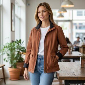 Lafayette 148 New York Reversible Riener Jacket - Size M -NWT